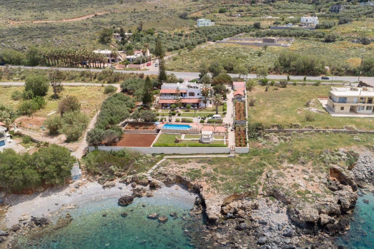 Beachfront Family Villa Katerina With Private Pool, Playground, Bbq & Amazing Sea Views! Petres  Buitenkant foto