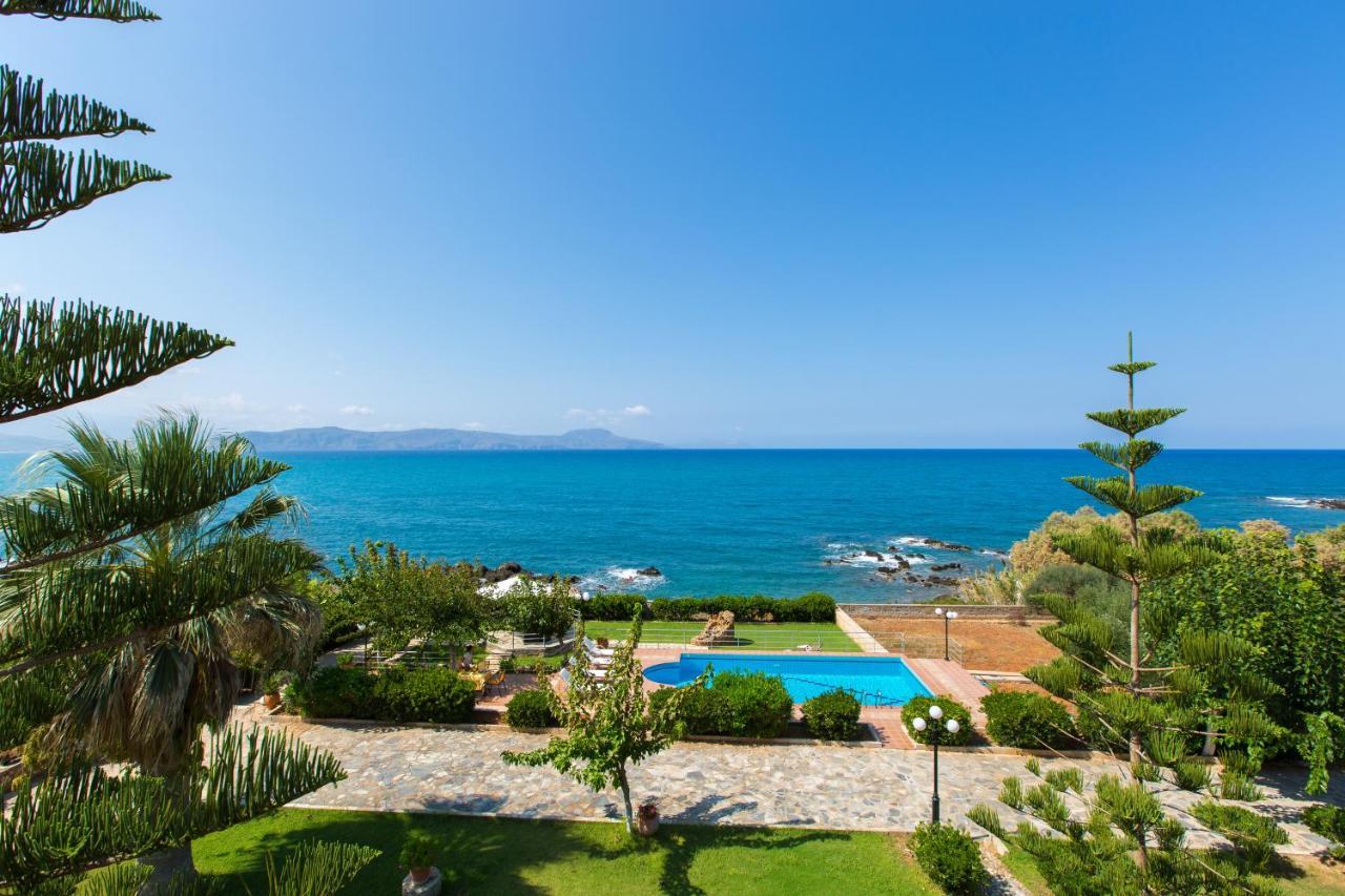 Beachfront Family Villa Katerina With Private Pool, Playground, Bbq & Amazing Sea Views! Petres  Buitenkant foto