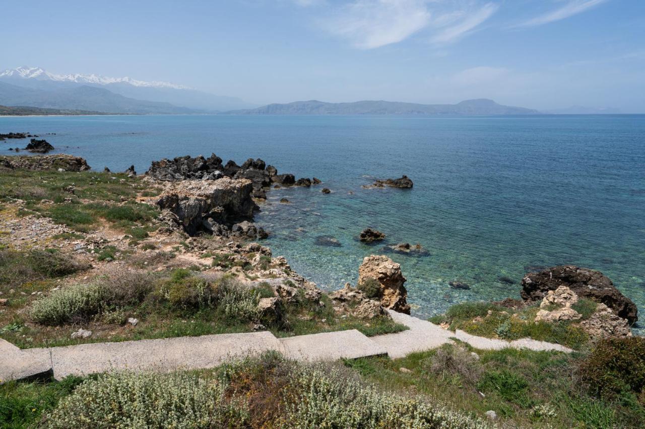 Beachfront Family Villa Katerina With Private Pool, Playground, Bbq & Amazing Sea Views! Petres  Buitenkant foto
